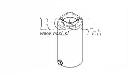 METALL RESERVOAR RULL PP 12 LITER HORIZONTAL-VERTIKAL