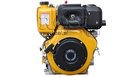 dieselmotor 418cc-7.83kW-10.65HK-3,600 RPM-E-TP26x77-elektrisk start
