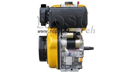 dieselmotor 418cc-7.83kW-10.65HK-3,600 RPM-E-TP26x77-elektrisk start