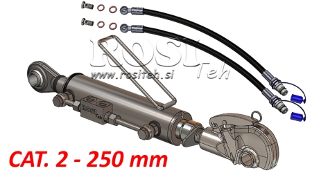 HYDRAULIKOBERLENKER MIT GEWINDEHAKEN - KAT. 2 63/35-250 ( 45-95 PS )(25,4)