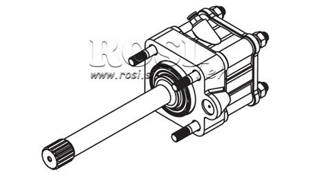UTGANG FOR HYDRAULISK PUMPE - MAN ROTERDAR