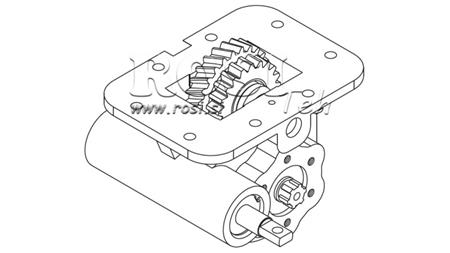 HYDRAULIKKPUMPE - ISUZU MOZ 06 MEKANISK