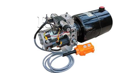 MINI HYDRAULISK AGGREGAT 24V DC - 2.2kW = 2.1cc - 8 lit - dobbel retning montering (metall)