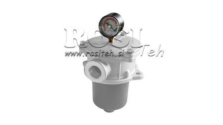 VAKUUMMÄTARE FÖR HYDRAULFILTER -1 - 0 BAR - 1/8