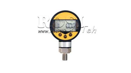 DIGITALT MANOMETER DN63 VERTIKAL 0 - 600 BAR - 1/4