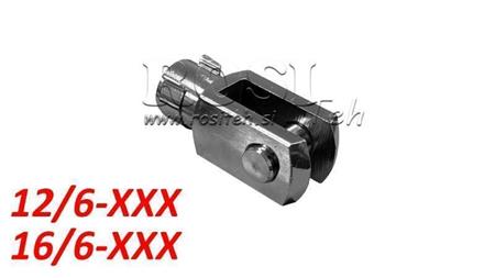 CI MONTERING FOR PNEUMATISK SYLINDER PCAI 12/6-16/6 (M6x1) KLEMME
