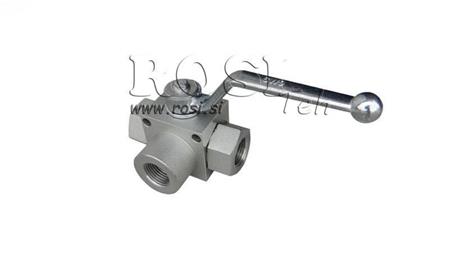 MANUELL 3-VEG VALV RS3 1 1/4 - 350BAR - 180 lit