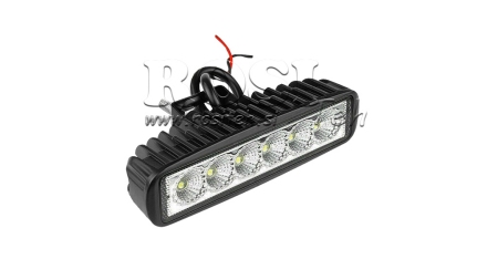 LED MUNKAFÉNY - FÉNY 6 LED 18W 12V-24V