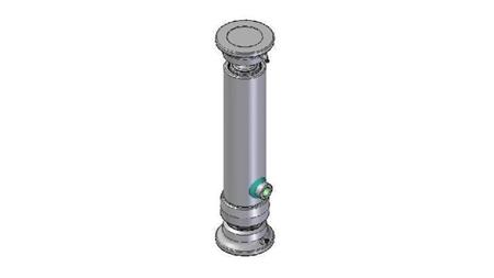 2722S -TELESCOPISK CYLINDER KUGLE – KUGLE 2 GRADER SLAG 595 FI 80