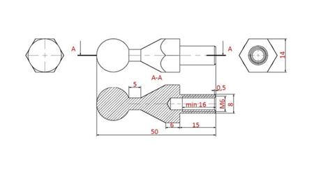 JOYSTICK NIMCO KULEHOLDER
