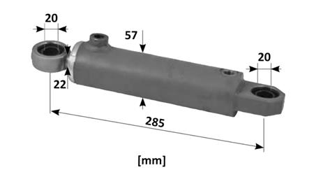 HYDRAULISK STYRINGSSYLINDER SAME OEM-0.467.6343.4