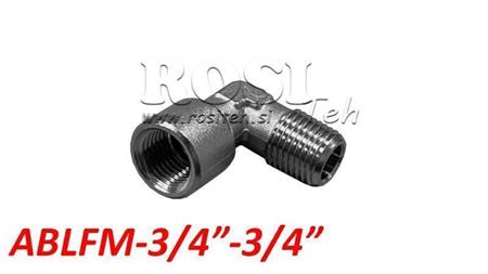 PNEUMATICKÝ KLASICKÝ ÚHLOVÝ KONEKTOR ABLFM-034-034