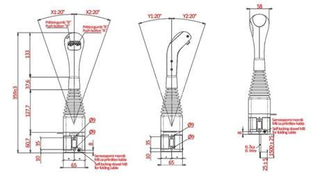 JOYSTICK NIMCO FOR VINDSKULE - 2x KNAPPE
