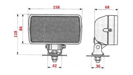 TREKTOR ARBEIDSLYS COBO HALOGEN