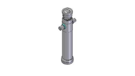 3025S -TELESCOPISK SYLINDER STANDARD/KULE 2 TRINN SLAG 895 DIAMETER 95