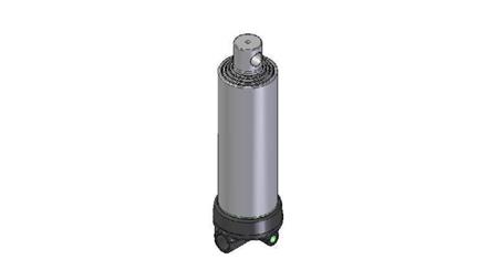 3645F -TELESCOPISK Sylinder HULL - HULL 4 GRADER SLAG 1190 FI 124
