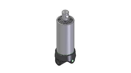 3664F -TELESCOPISK CYLINDER HUL - HUL 4 TRIN REJSE 910 FI 112
