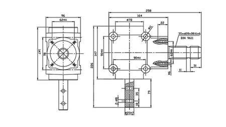 VINKEL REDUSERING L-155J 1: 1.14 (16HK-12kW)