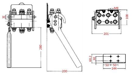 ZŁĄCZE MULTI-FASTER 6-drożne BSP1/2 CZĘŚĆ STAŁA
