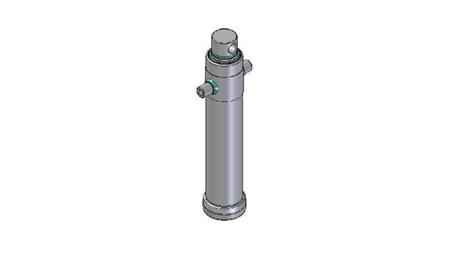 4027F -TELESCOPIC Sylinder STANDARD/HULL 2 TRINN REISE 1095 DIAMETER 124