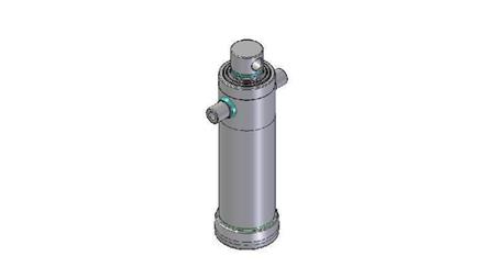4039F -TELESCOPISK SYLINDER STANDARD/HULL 3 TRINN SLAG 2093 DIAMETER 152