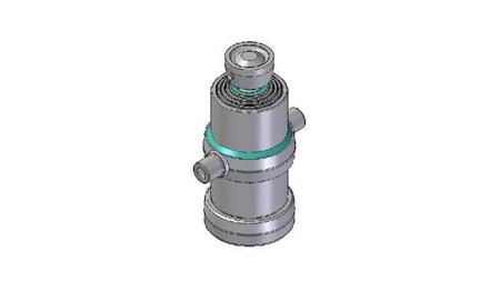 4070S -TELESCOPISK Sylinder STANDARD/KULE 4 STAGER SLAG 1030 DIAMETER 170