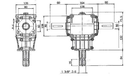 VINKELGIR PTO-R22T 1:2 (23HK-17kW)