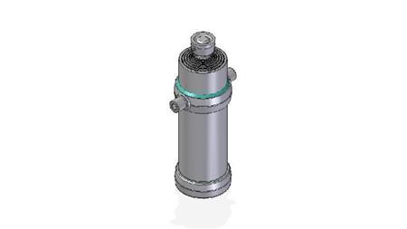 7022S -TELESCOPISK SYLINDER STANDARD/KULE 7 TRINN REISE 3445 DIAMETER 190