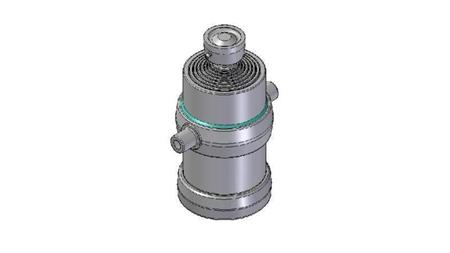 8022S -TELESCOPIC Sylinder STANDARD/KULE 8 TRINN REISE 2290 DIAMETER 215