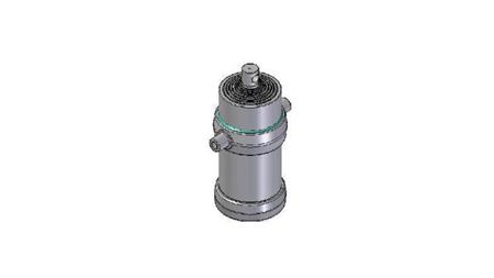 8024F -TELESKOPSKI CILINDER STANDARD/LUKNJA 8 STOPENJ HOD 2925 FI 215