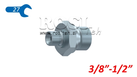 HYDRAULISK REDUSER BSP 3/8-1/2