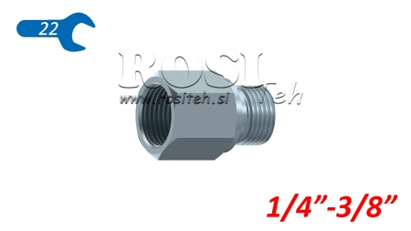 HIDRAVLIČNI ADAPTER MOŠKI-ŽENSKI 1/4-3/8