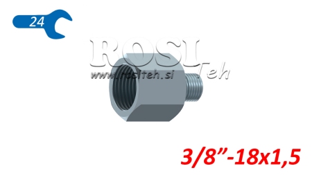HIDRAVLIČNI ADAPTER MOŠKI-ŽENSKI 3/8-18x1,5