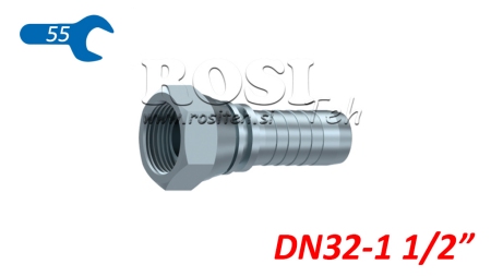 HYDRAULISK FORBINDELSE BSP HUN DN32-1 1/2