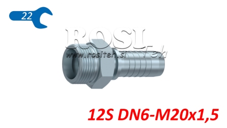 HIDRAVLIČNI PRIKLJUČEK CES 12 S MOŠKI DN6-M20x1,5