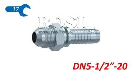 HYDRAULISCHER ANSCHLUSS AGJ JIC74° MÄNNLICH DN5-1/2