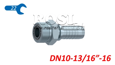 HYDRAULISK FORBINDELSE AGORFS HANN DN10-13/16-16