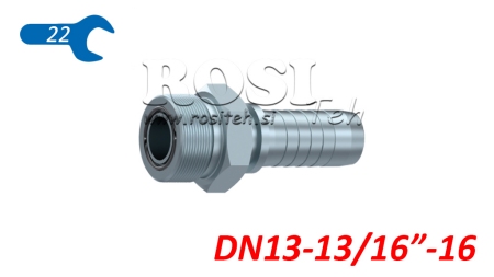 HYDRAULISK FORBINDELSE AGORFS HANN DN13-13/16-16