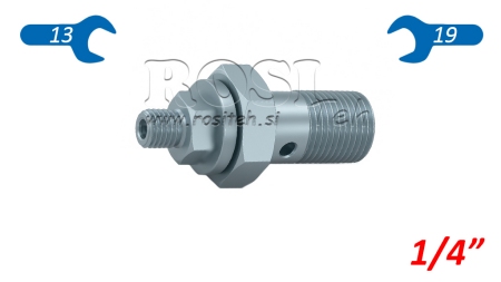 HYDRAULINEN VAIMENNUS TYHJÄKIERRE 1/4