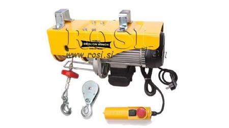230 V ELEKTROMOS KÖTŐDŐ DWI 400/800 kg