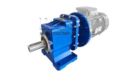 ERC04 REDUKTOR FOR ELEKTRISK MOTOR MS100 (2.2-3-4kW) FORHOLD 25:1