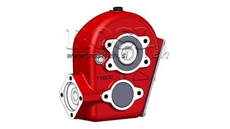 GIRKASSE - GIRKASSE RT210 FOR HYDRAULISK MOTOR MP/MR/MS FORHOLD 16.4:1