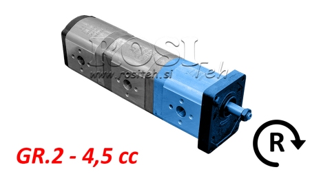 BOMBA HIDRÁULICA 20C4.5X067 FRENTE GR.2 4.5 CC DIREITA