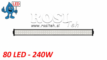 LED MUNKAFÉNY - 80 LED 240W 12V-24V KOMBINÁLT 106CM MEGA