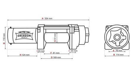 12 V ELEKTROMOS KÖTŐDŐ DWH 4500 HD - 2041 kg