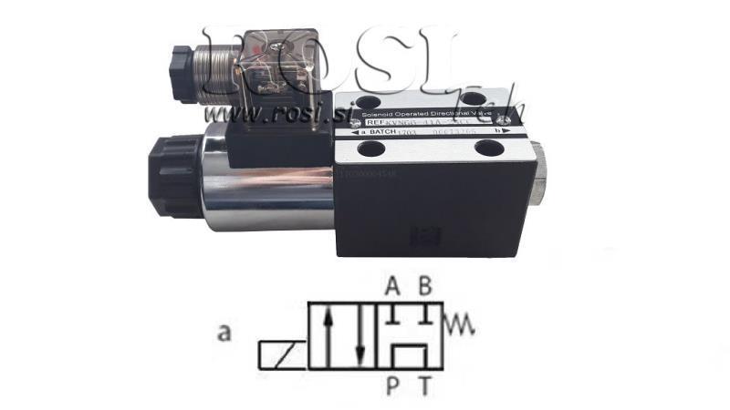 HIDRAULIČKI ELEKTROMAGNETSKI VENTIL CETOP 3 12/24/230V 2A