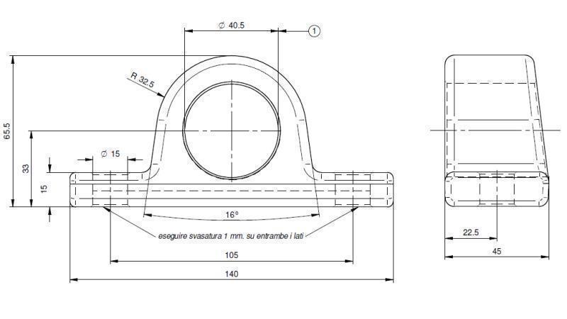FESTE FOR TELESCOPISK Sylinder FI40