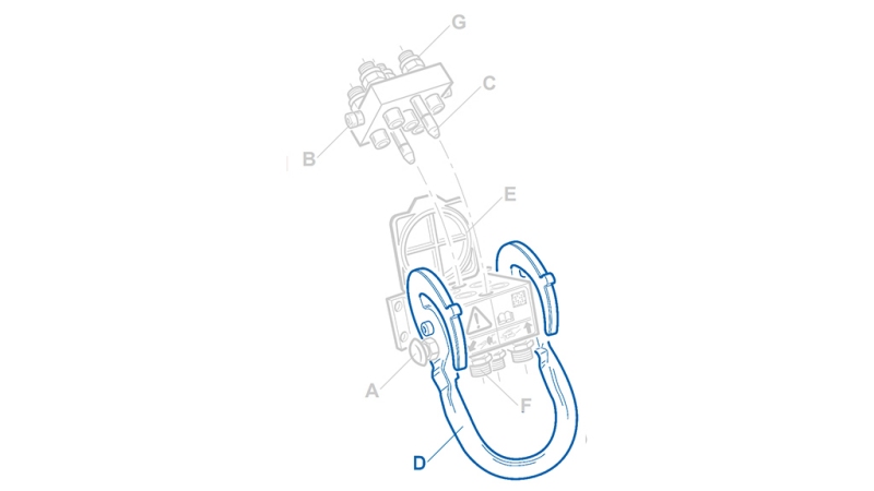 PALANCA PARA MULTI-FASTER 4VIAS 1/2 PARTE FIJA